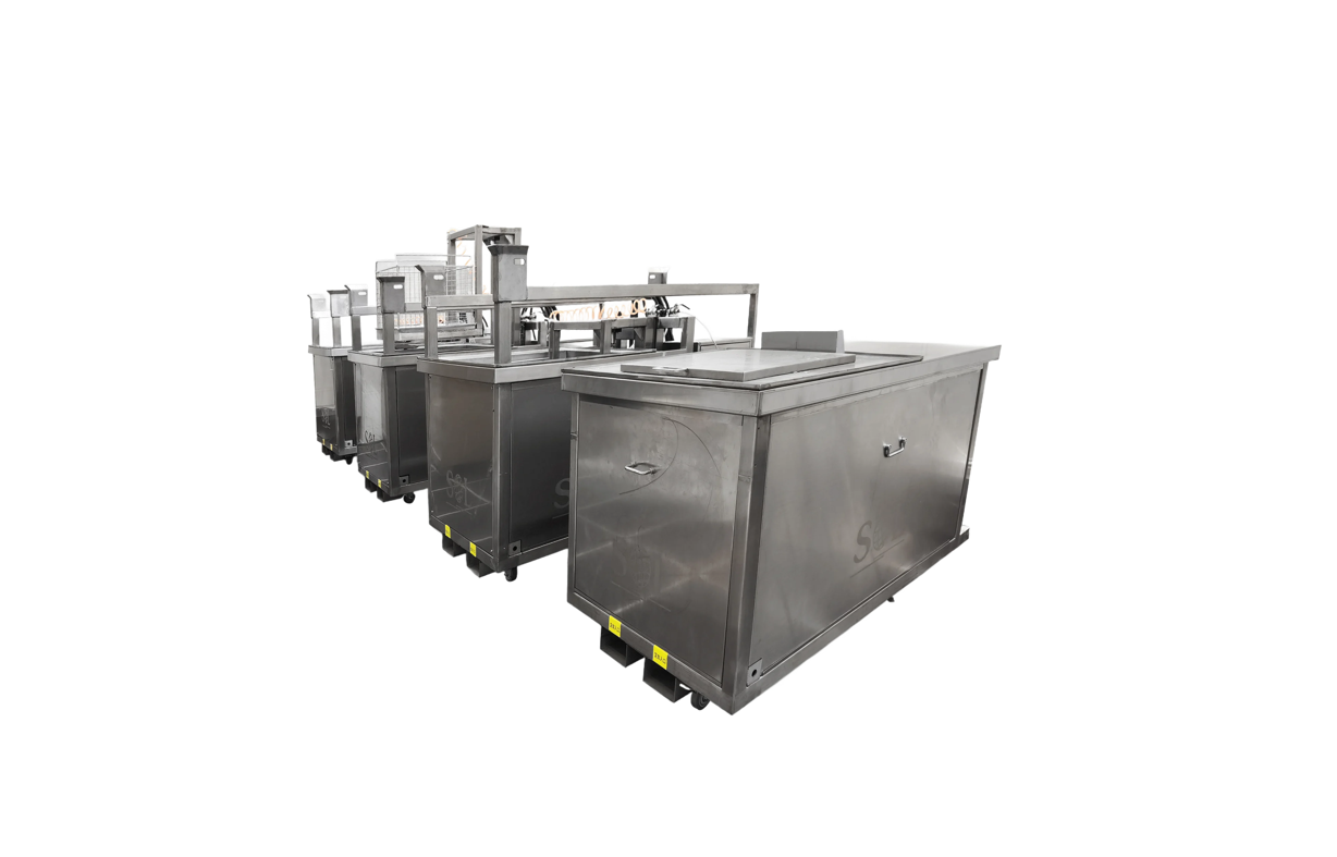 Special ultrasonic cleaning system for post disaster